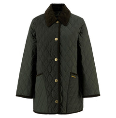 BarbourBarbour Meryl Quilted Jacket Olive/Ancient TartanClothingOlive - Blue Water Clothing