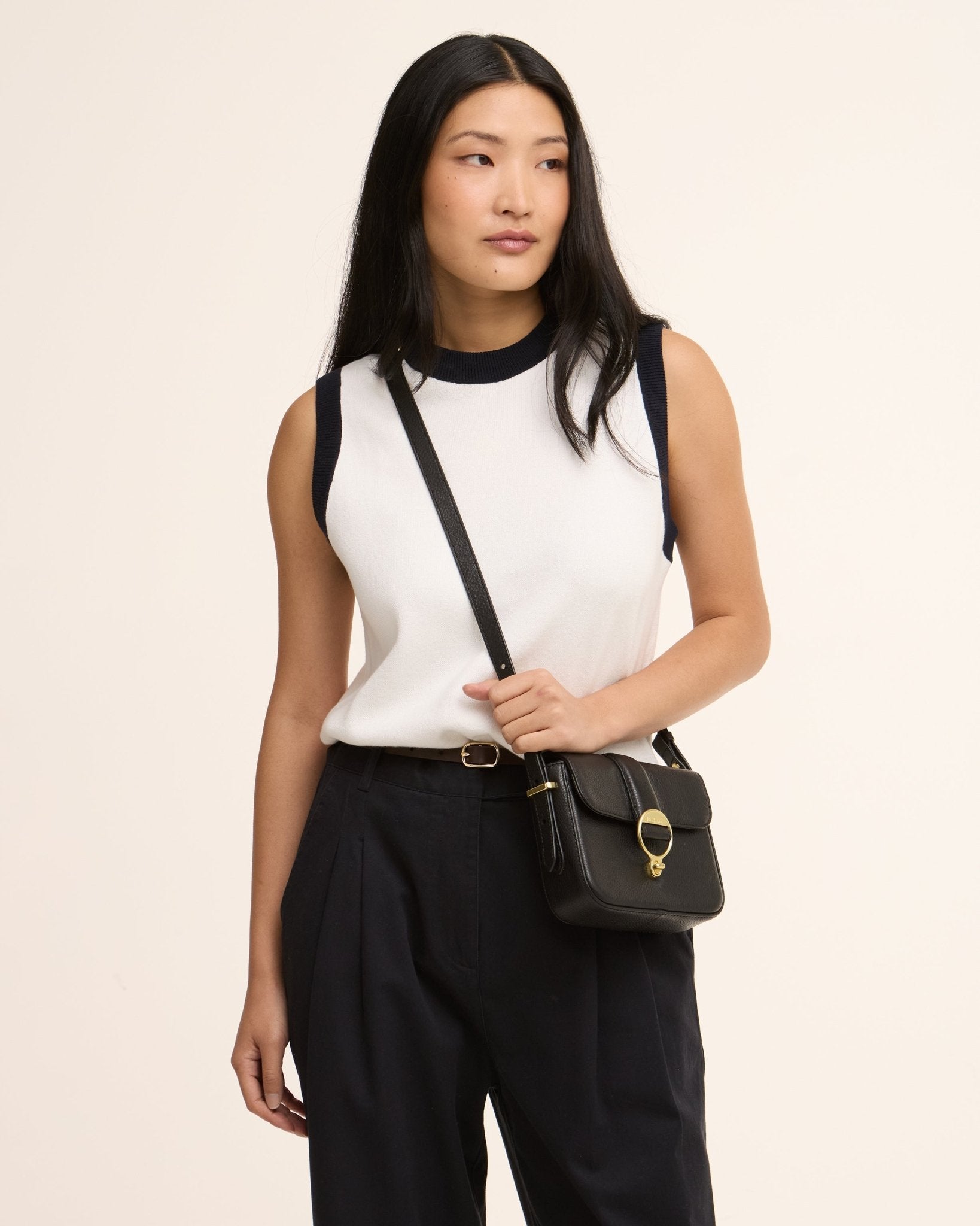 Barbour Mini Rosa Leather Crossbody Bag