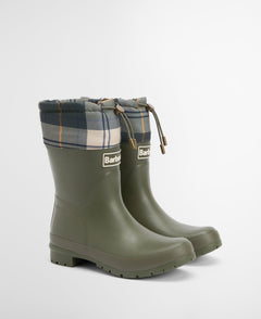 BarbourBarbour Mowbray Mid Welly OliveFootwearOlive - Blue Water Clothing