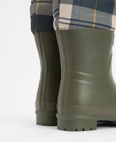 BarbourBarbour Mowbray Mid Welly OliveFootwearOlive - Blue Water Clothing