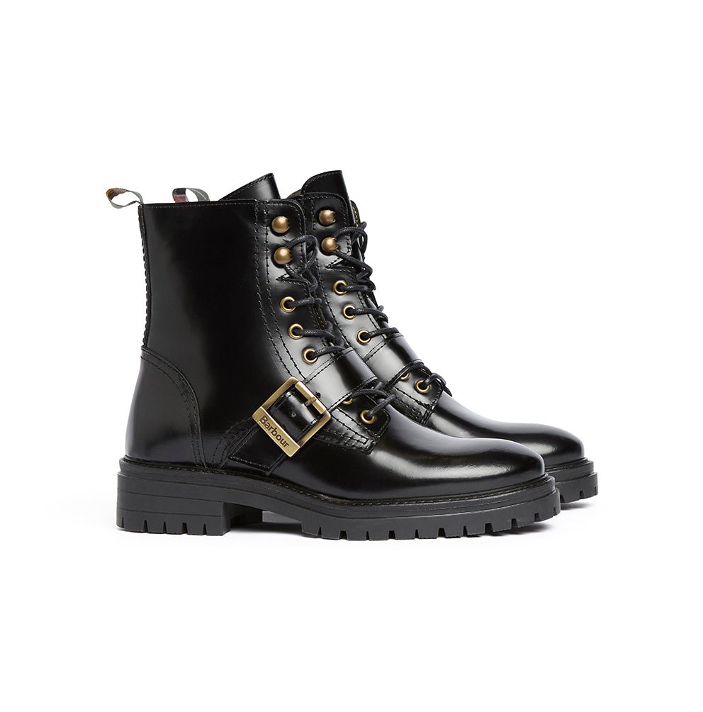 BarbourBarbour Ouseburne Lace Up BootBootsBlack Glace - Blue Water Clothing