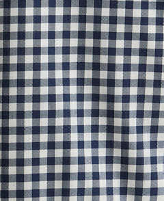 BarbourBarbour Ovingham Casual JacketCoatGingham Navy/ Neutral - Blue Water Clothing
