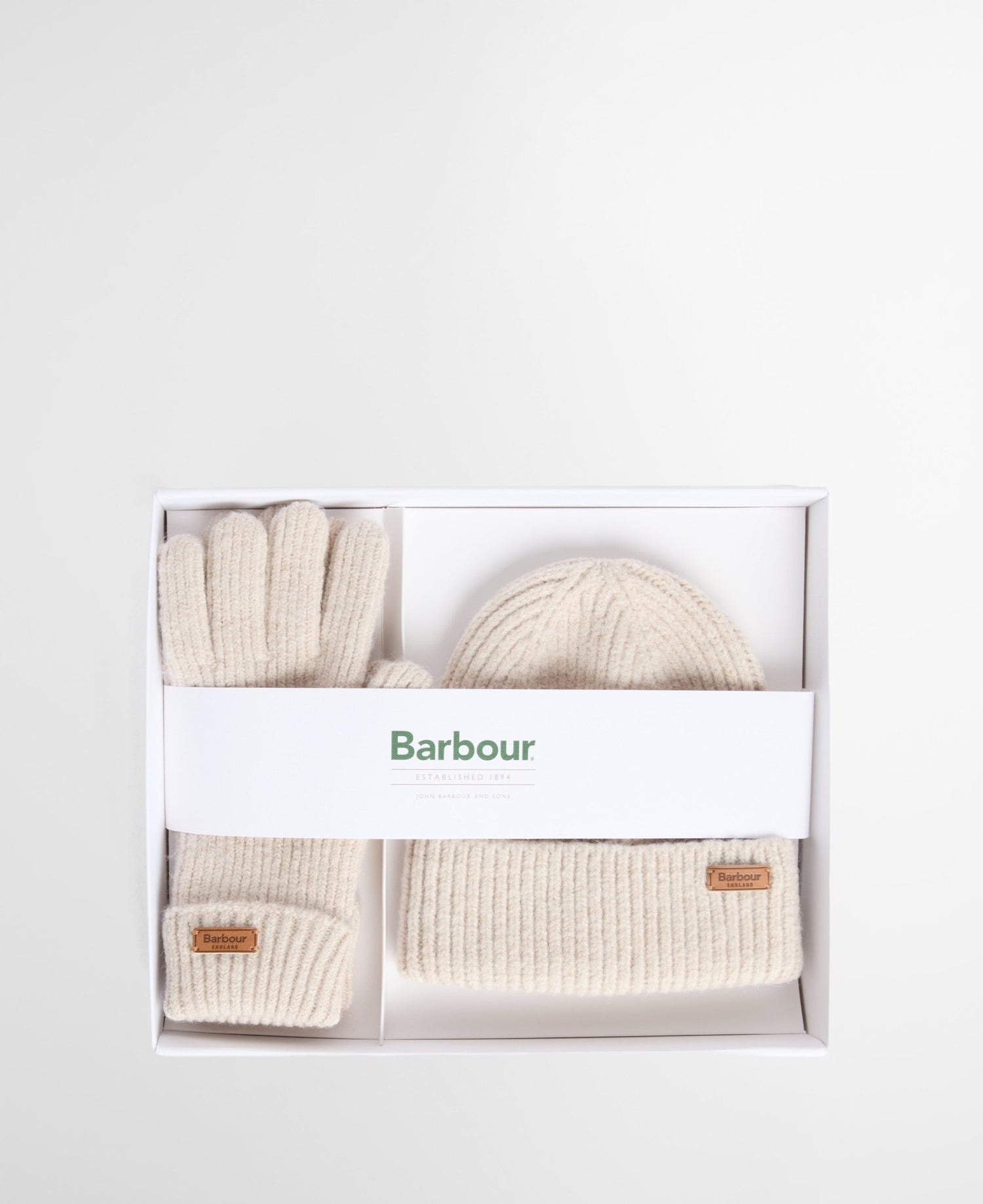 BarbourBarbour Pendle Beanie & Gloves Gift SetHat - Blue Water Clothing
