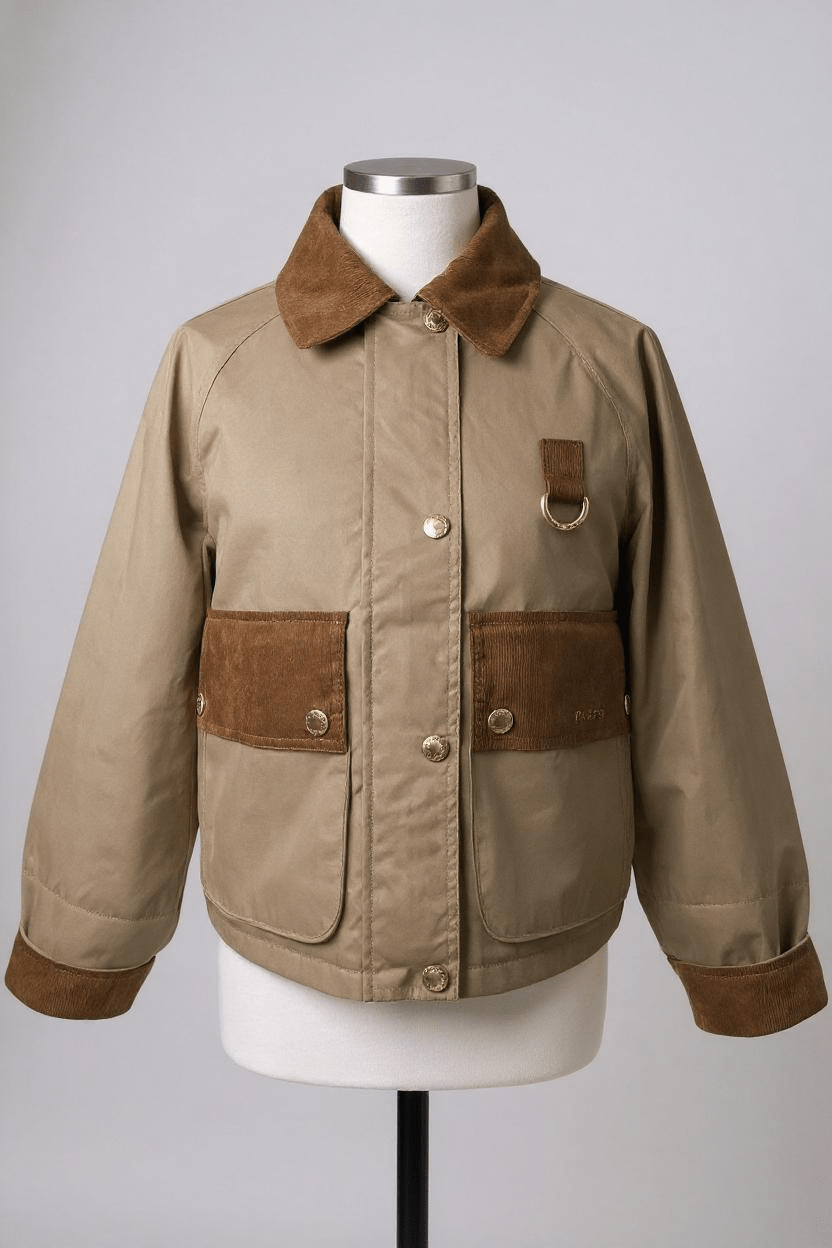 BarbourBarbour Phoebe Casual Jacket Military BrownClothingMilitary Brown - Blue Water Clothing