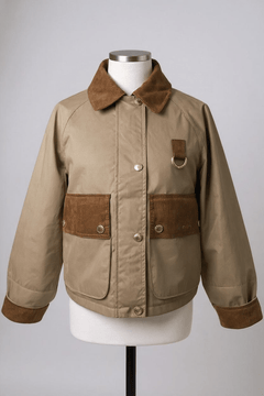 BarbourBarbour Phoebe Casual Jacket Military BrownClothingMilitary Brown - Blue Water Clothing