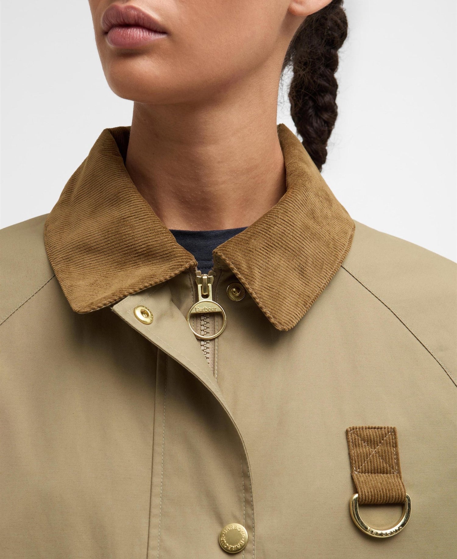 BarbourBarbour Phoebe Casual Jacket Military BrownCoats & JacketsMilitary Brown - Blue Water Clothing