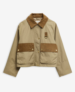 BarbourBarbour Phoebe Casual Jacket Military BrownCoats & JacketsMilitary Brown - Blue Water Clothing