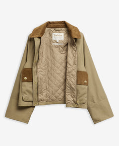 BarbourBarbour Phoebe Casual Jacket Military BrownCoats & JacketsMilitary Brown - Blue Water Clothing