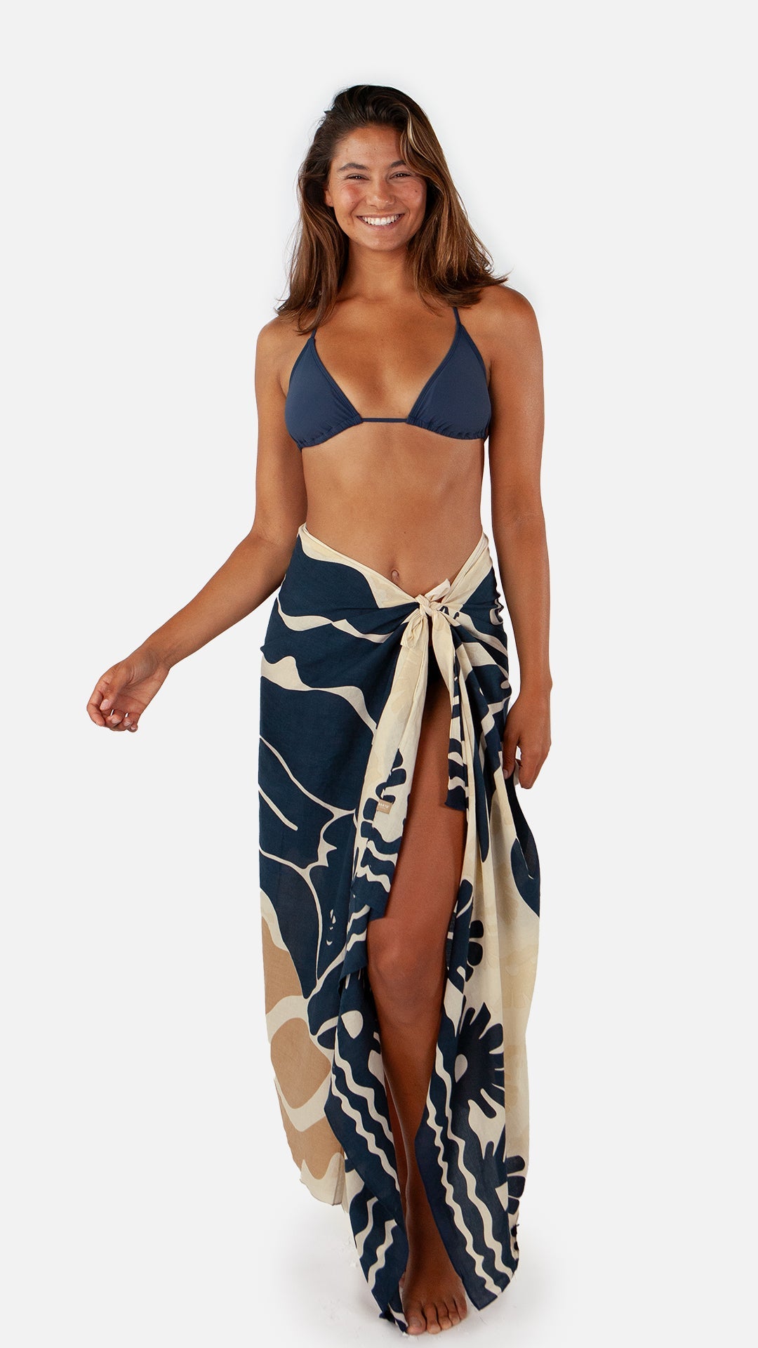 BartsBarts Gamma Printed Cream SarongBottoms - Blue Water Clothing