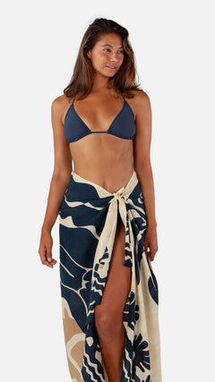 BartsBarts Gamma Printed Cream SarongBottoms - Blue Water Clothing