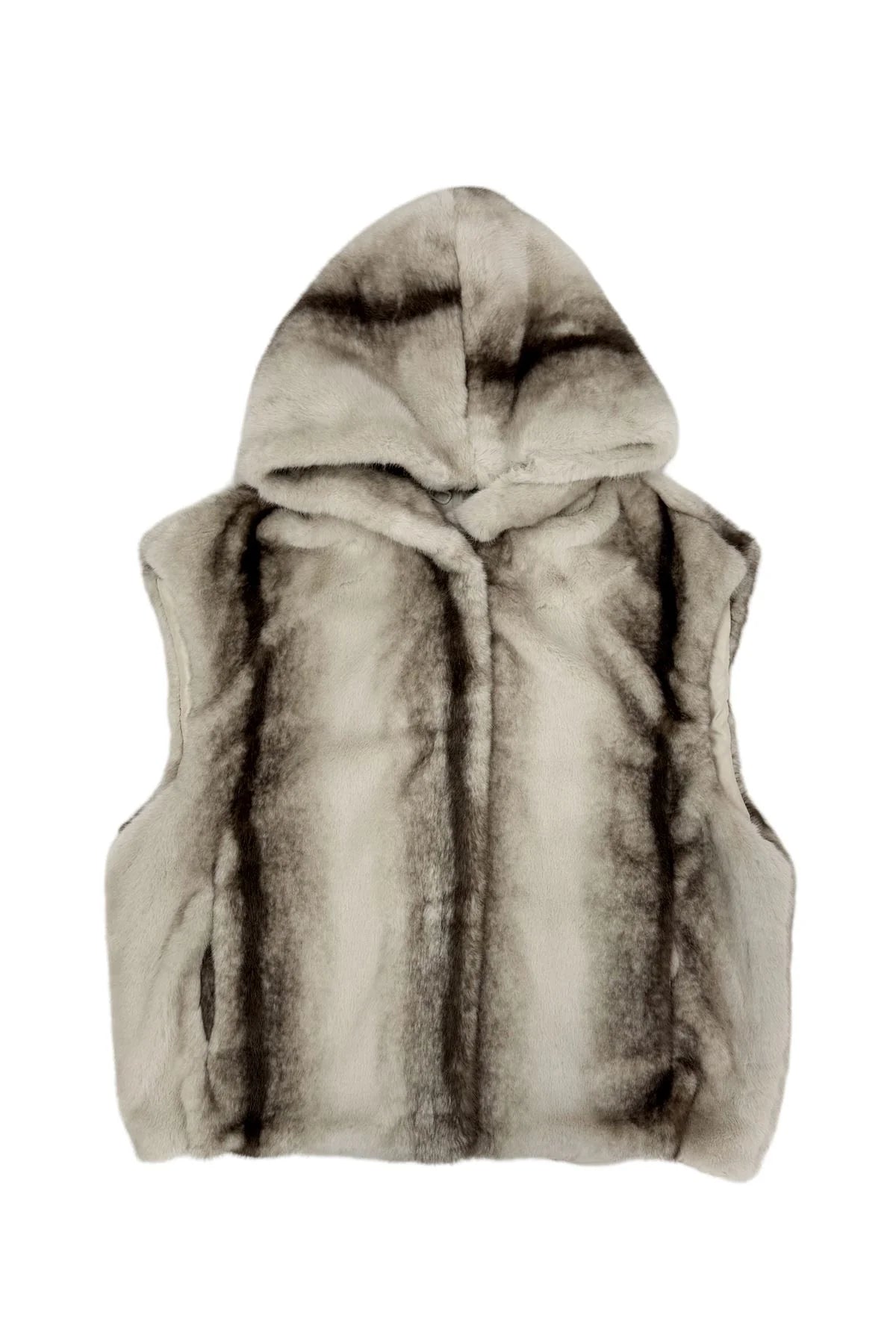 Blue Water ClothingLuxe Faux Fur Hooded GiletClothing - Blue Water Clothing