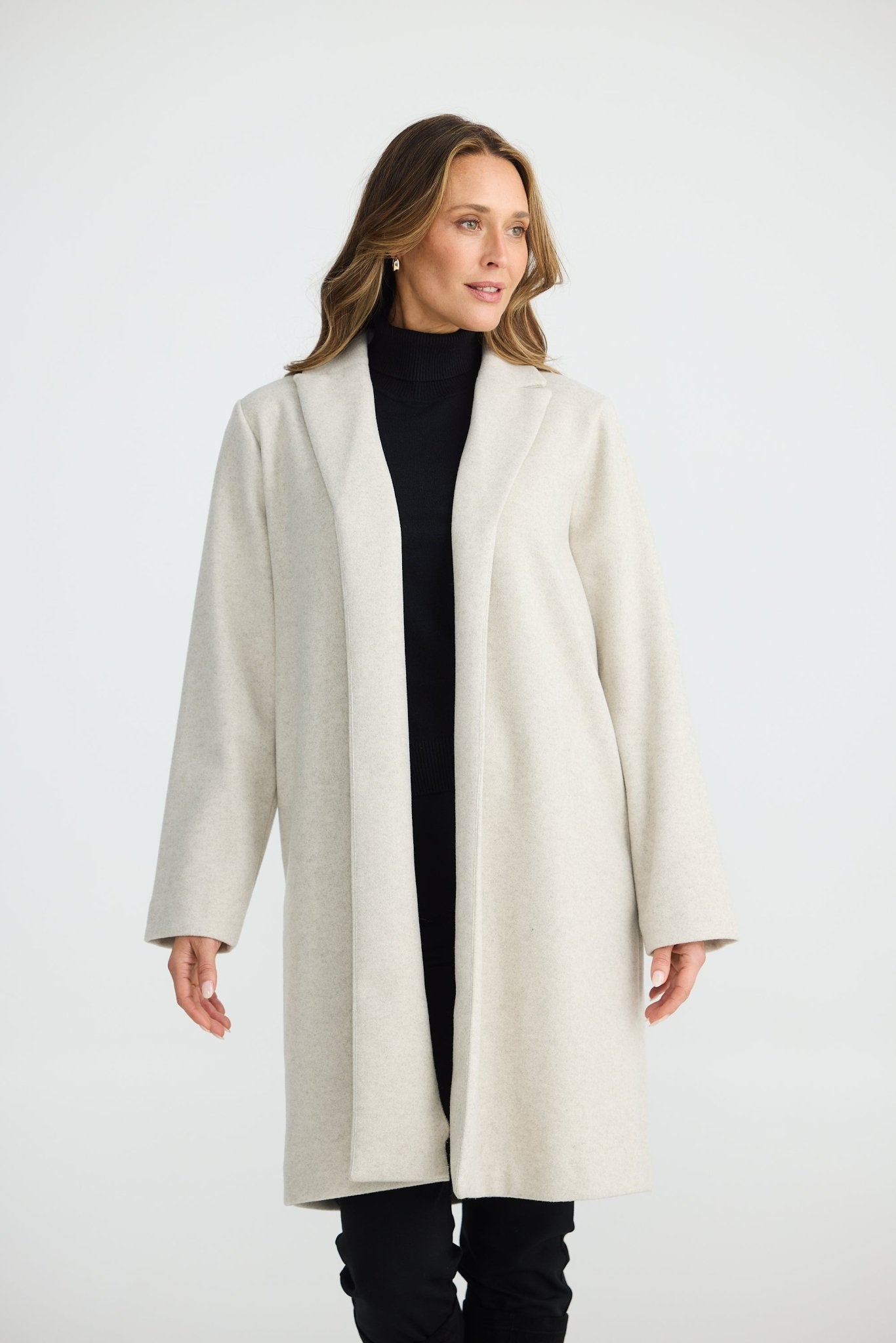 Brave And TrueBrave And True Bella Coat Oat MarleCoats & JacketsOat Marle - Blue Water Clothing