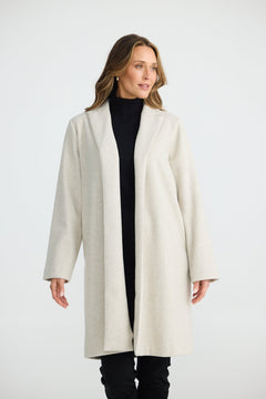 Brave And TrueBrave And True Bella Coat Oat MarleCoats & JacketsOat Marle - Blue Water Clothing