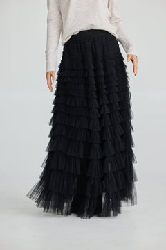 Brave And TrueBrave And True Chance Skirt BlackBottomsBlack - Blue Water Clothing
