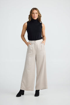 Brave And TrueBrave And True Dana Trouser ChampagneBottomsChampagne - Blue Water Clothing