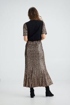 Brave And TrueBrave And True Ritz Sequin SkirtBottomsBronze - Blue Water Clothing