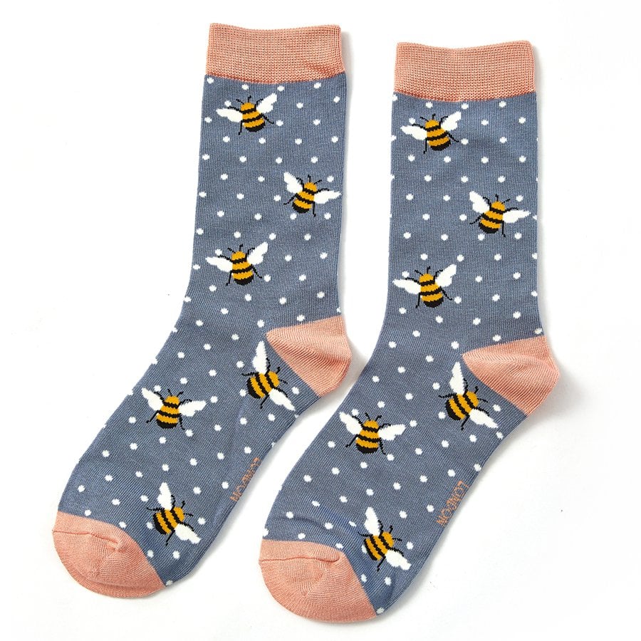 Bumble Bees Bamboo Socks