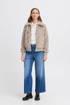 b.youngb.young BYAnikea Jacket BeigeCoats & JacketsString - Blue Water Clothing