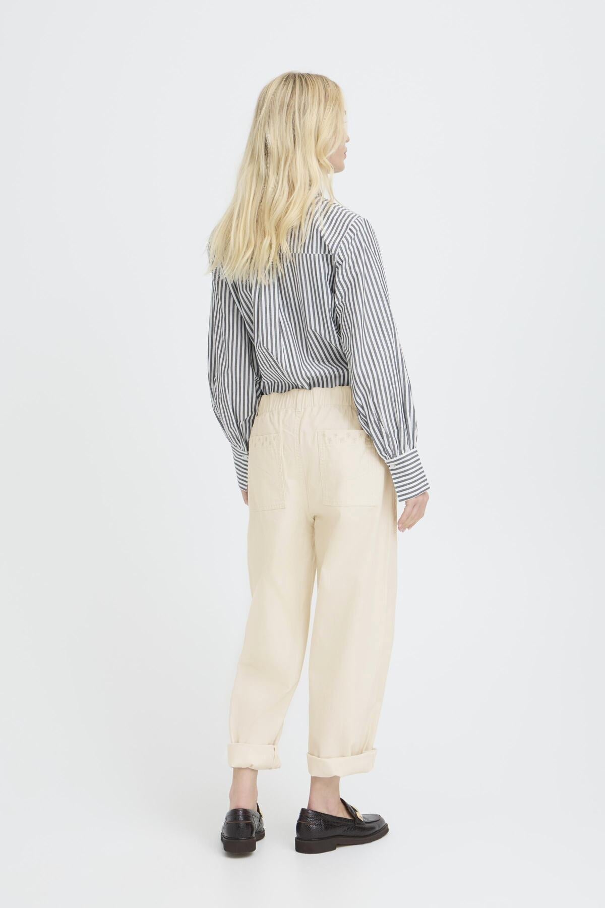 b.youngb.young BYELMA Pocket TrousersClothingBirch - Blue Water Clothing