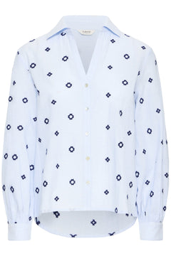 b.youngb.young BYFABIENNE Shirt Long SleeveClothingDella Robbia Blue - Blue Water Clothing