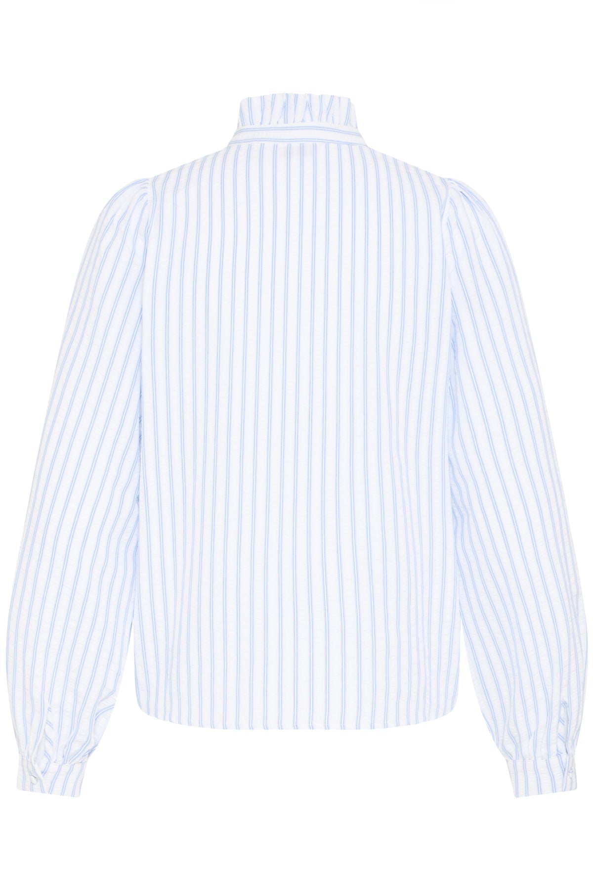 b.youngb.young BYGINETTE Frill BlouseClothingBright White - Blue Water Clothing
