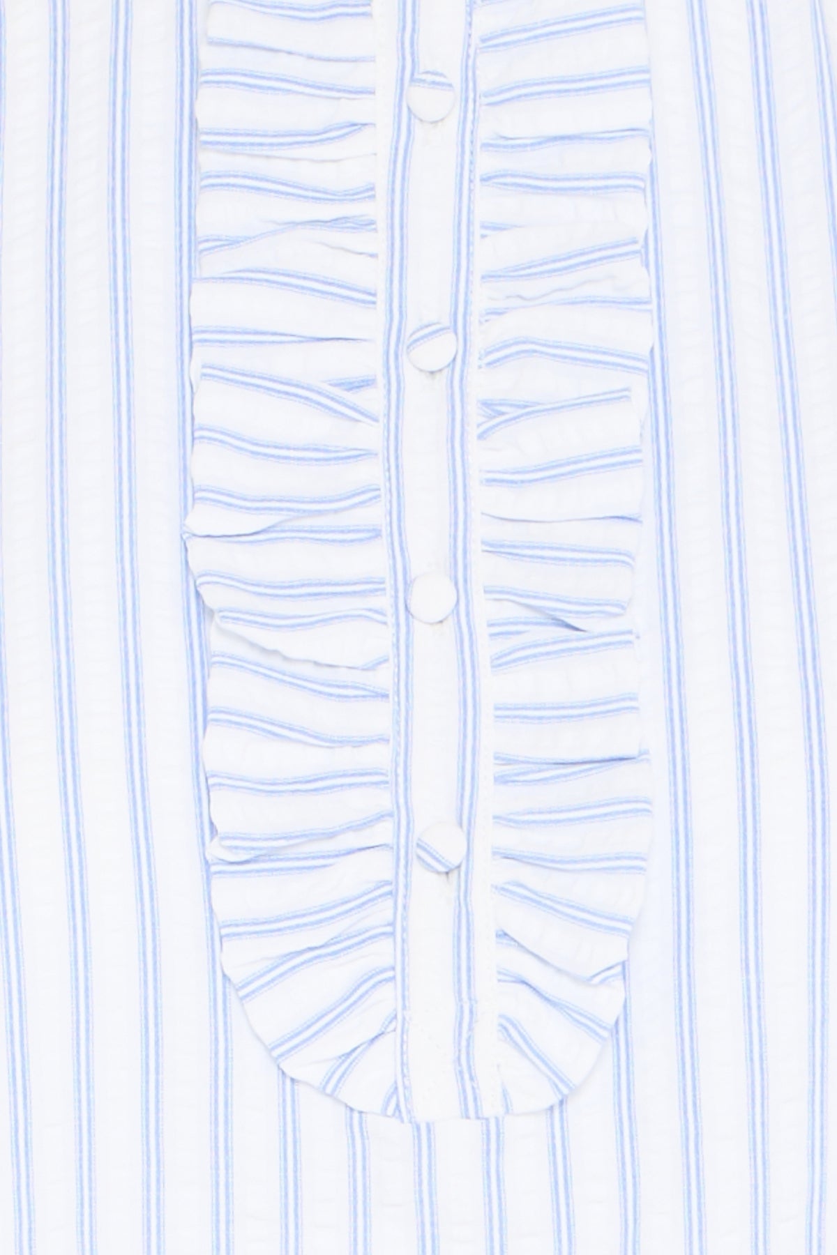 b.youngb.young BYGINETTE Frill BlouseClothingBright White - Blue Water Clothing