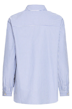 b.youngb.young BYHANIO Tape ShirtClothingHanio Stripe - Blue Water Clothing