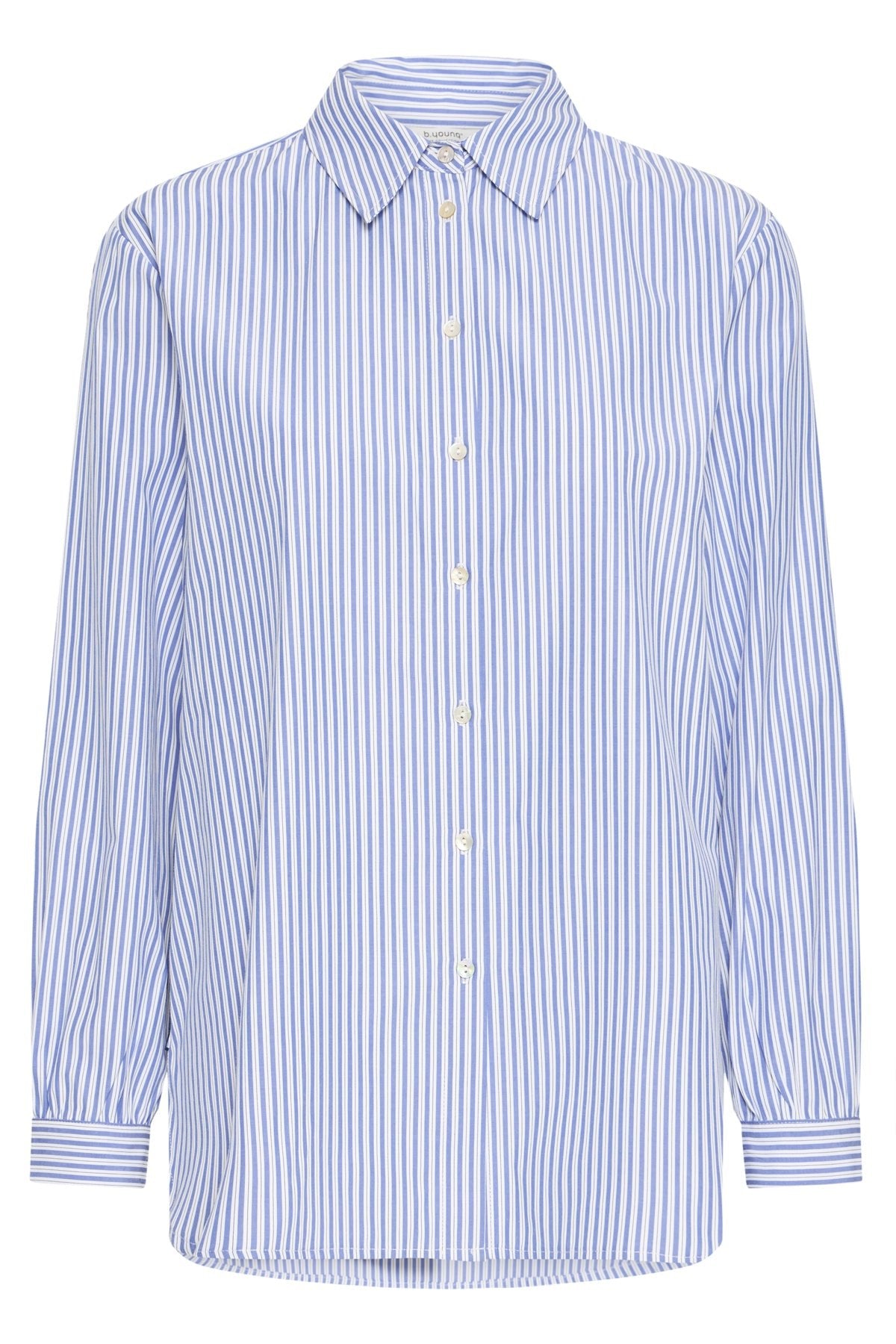b.youngb.young BYHANIO Tape ShirtClothingHanio Stripe - Blue Water Clothing