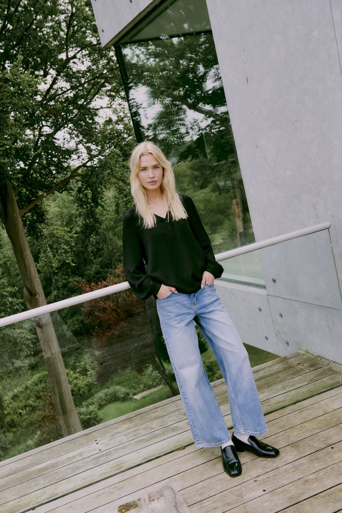 b.youngb.young BYKYJLA JeansClothingMid blue Denim - Blue Water Clothing