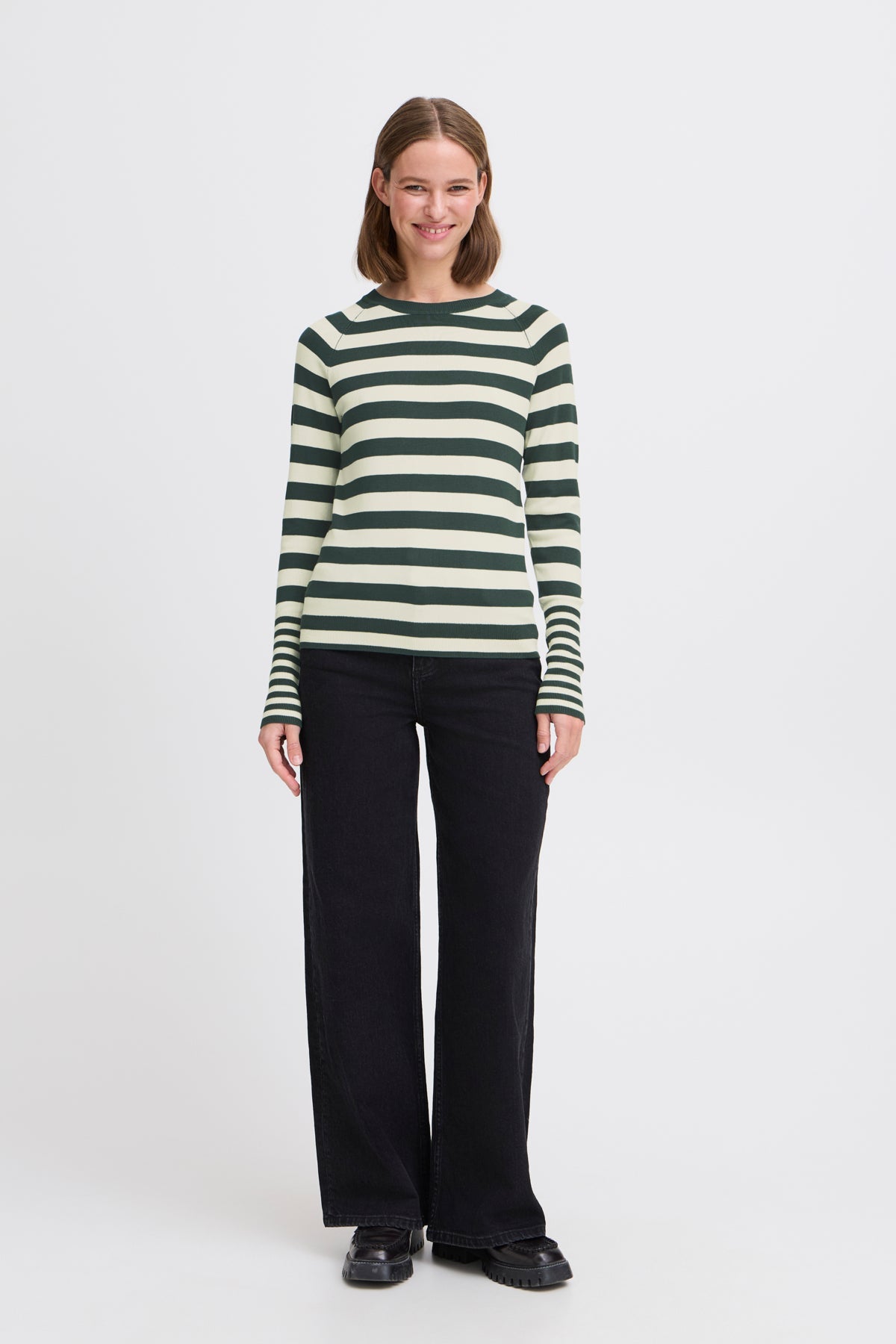 b.youngb.young BYMmorla Long Cuff SweaterTopsGreen Gables - Blue Water Clothing