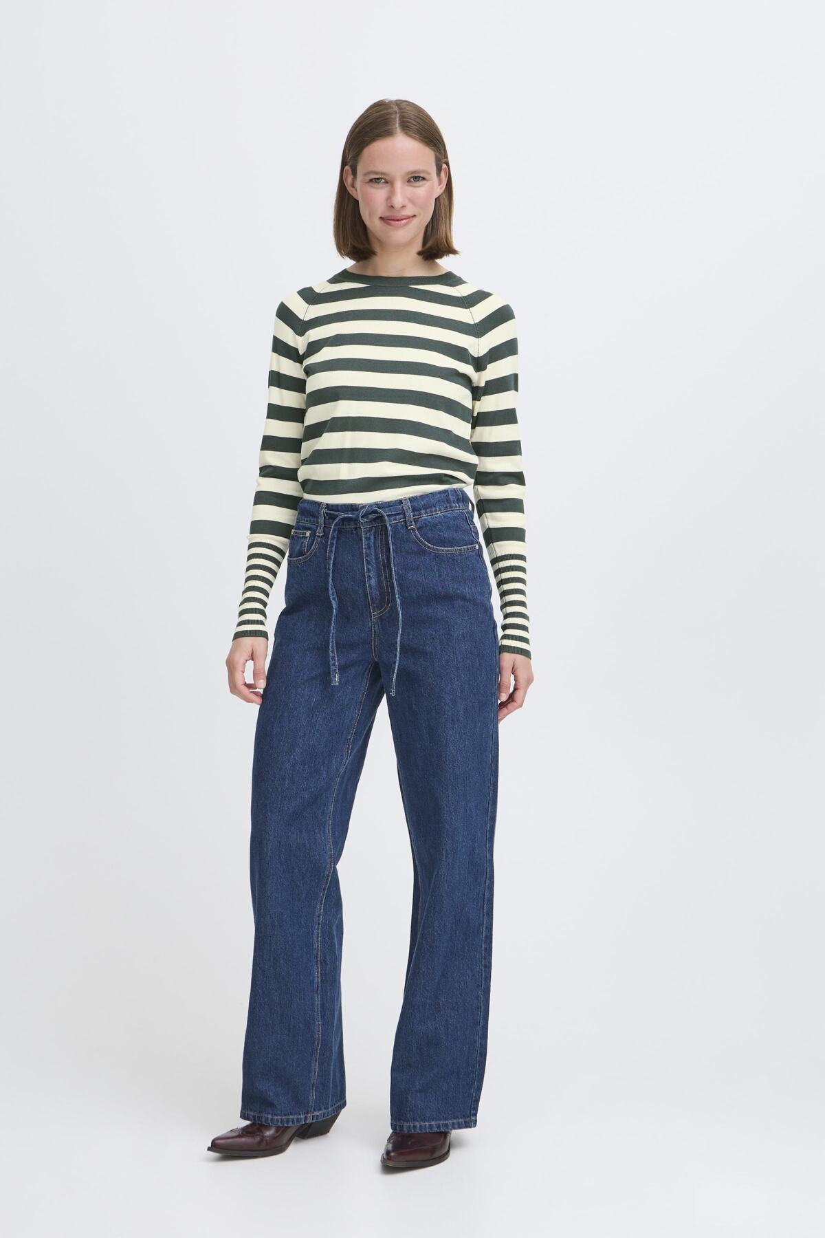 b.youngb.young BYMmorla Long Cuff SweaterTopsGreen Gables - Blue Water Clothing
