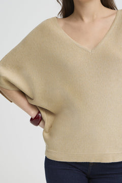 b.youngb.young BYMMORLA V - Neck Short Sleeve TopClothingMedieval Blue - Blue Water Clothing