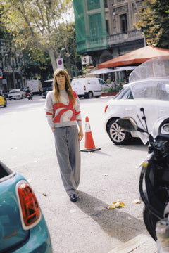 b.youngb.young BYOMEA Abstract JumperClothingAbstract Pink - Blue Water Clothing