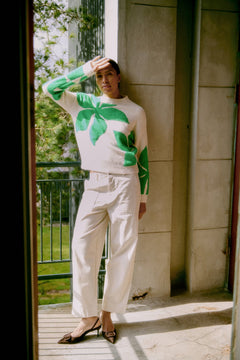 b.youngb.young BYOMEA Flower Jumper 3ClothingLeprechau - Blue Water Clothing