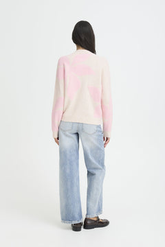 b.youngb.young BYOMEA Flower Jumper 3ClothingParfait Pink - Blue Water Clothing
