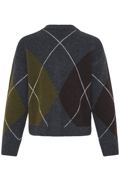 b.young BYOSMILLA CARDIGANDark Grey - Blue Water Clothing