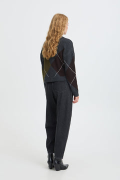 b.young BYOSMILLA CARDIGANDark Grey - Blue Water Clothing