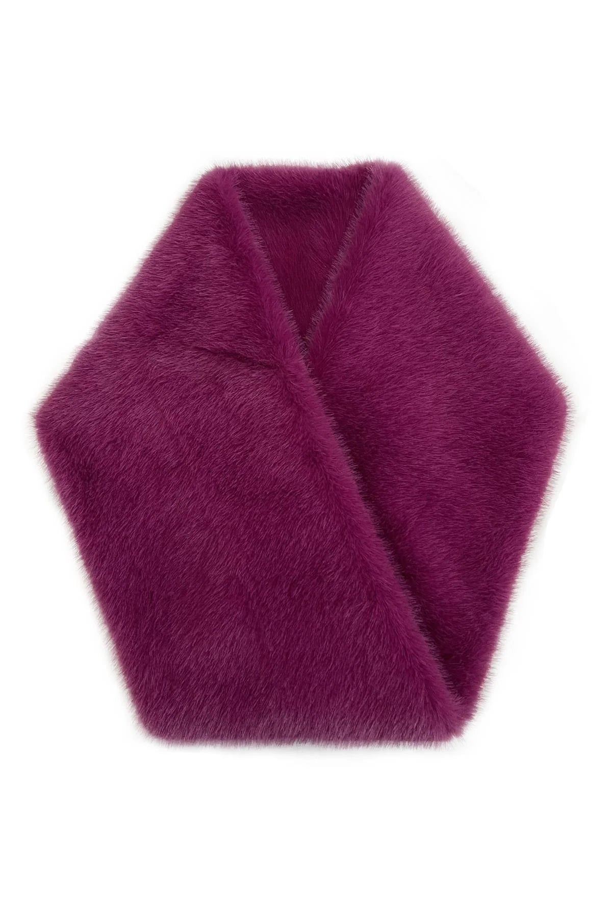 Soft Plain Faux Fur Snood