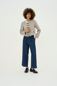 CultureCulture CUbink Roselle Cropped PantsClothingDark Blue Wash - Blue Water Clothing