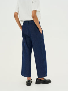 CultureCulture CUbink Roselle Cropped PantsClothingDark Blue Wash - Blue Water Clothing