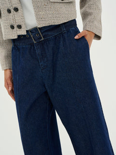 CultureCulture CUbink Roselle Cropped PantsClothingDark Blue Wash - Blue Water Clothing
