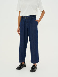 CultureCulture CUbink Roselle Cropped PantsClothingDark Blue Wash - Blue Water Clothing