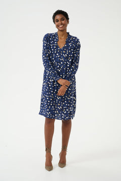 CultureCulture CUbrandy Andrea DressClothingDress blues Dot - Blue Water Clothing