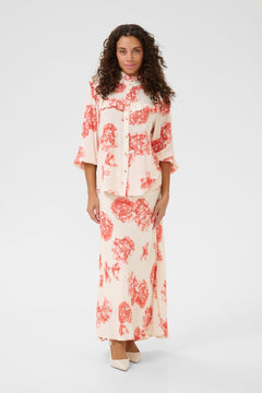 CultureCulture CUalexa ShirtClothingOff White/Red Floral - Blue Water Clothing