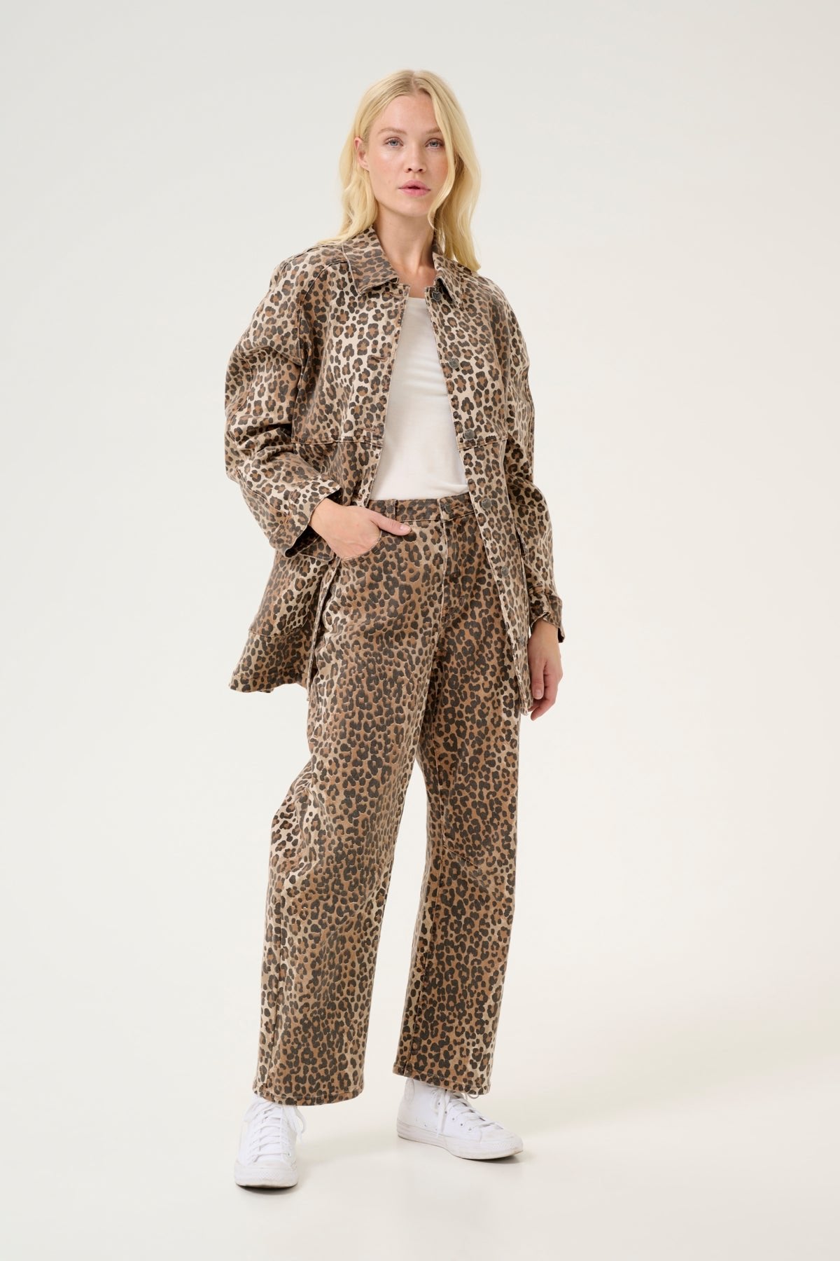CultureCulture CUaliena PantsClothingLeopard - Blue Water Clothing