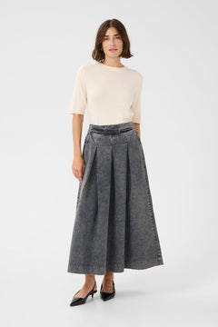 CultureCulture CUcarlina SkirtClothingDark Gull Gray - Blue Water Clothing