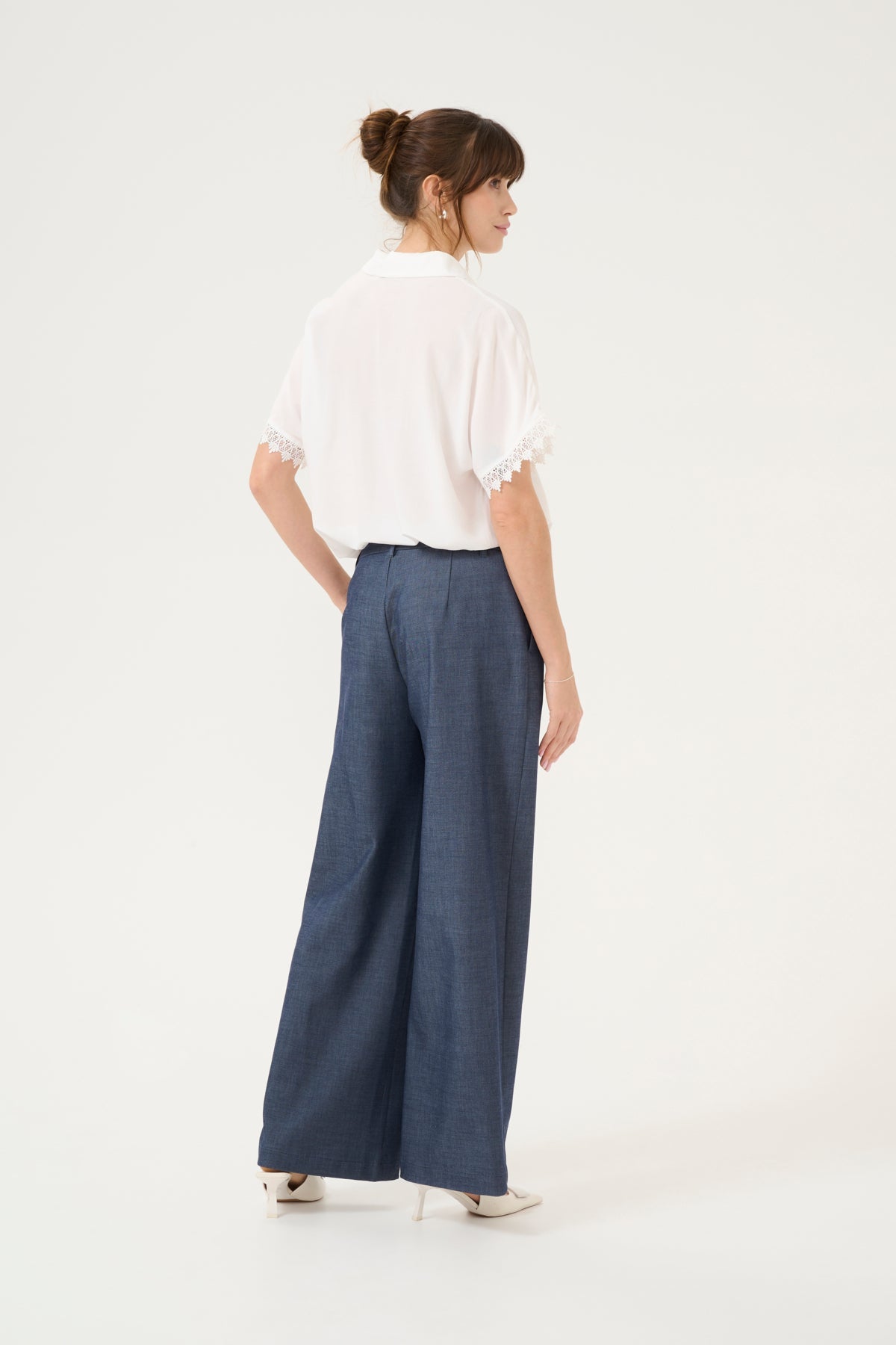 Culture CUcybilla Cattia Pants - Blue Water Clothing