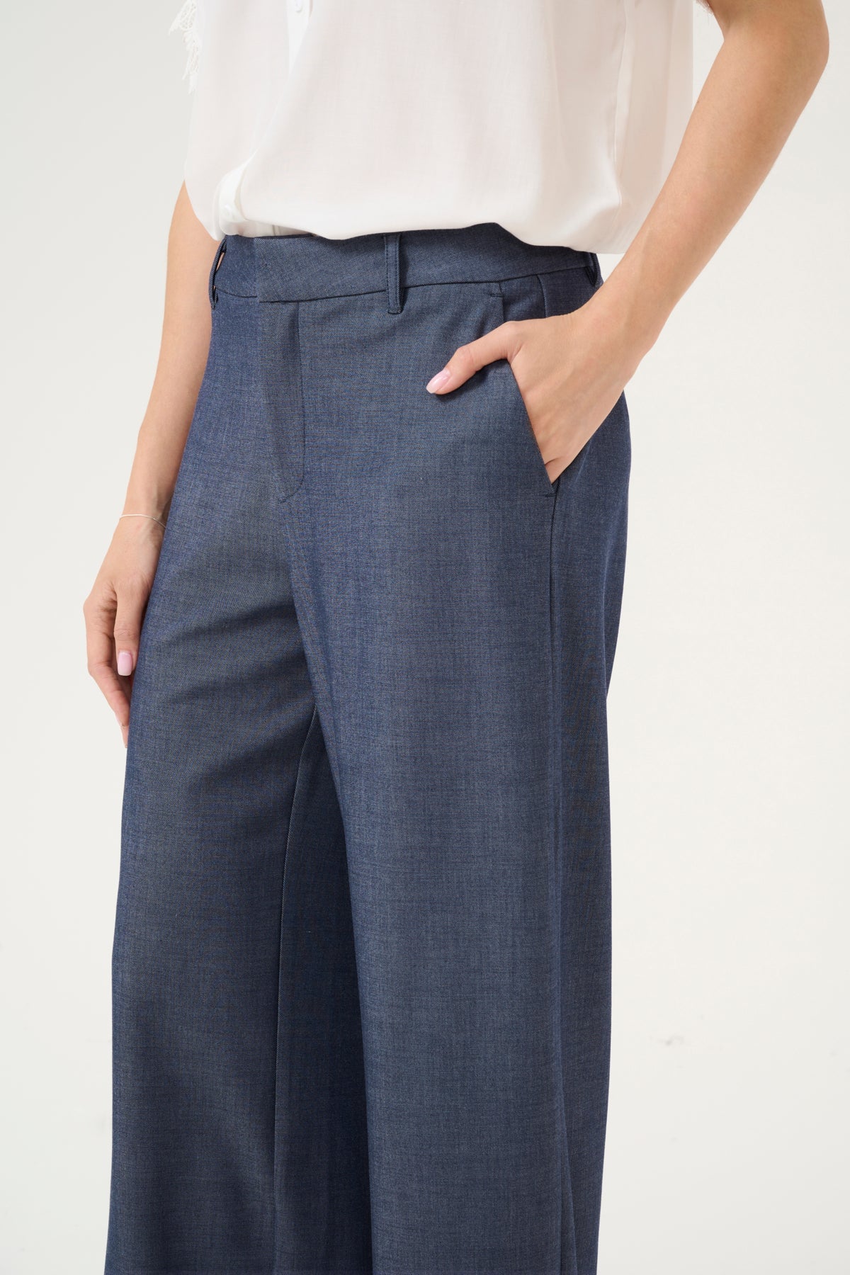 Culture CUcybilla Cattia Pants - Blue Water Clothing