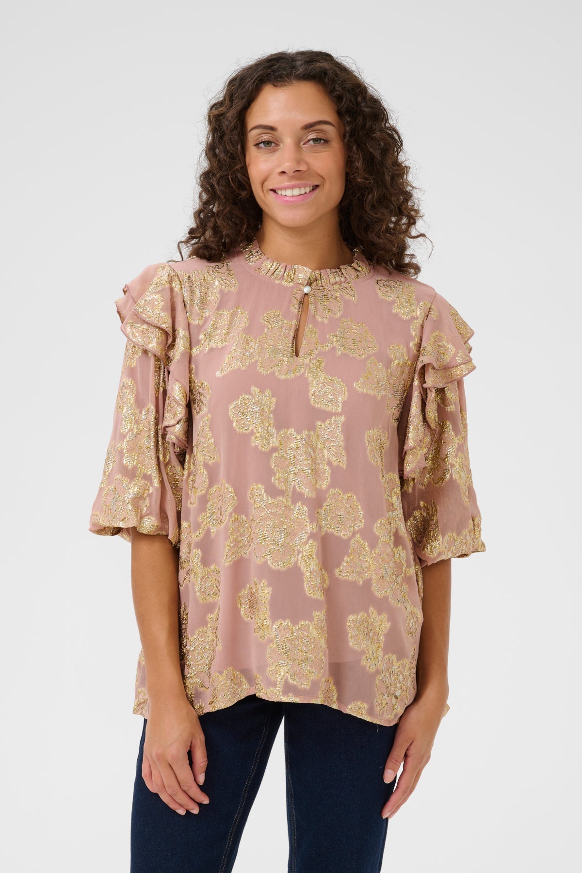 CultureCulture CUfloi BlouseClothingSpring Gardenia - Blue Water Clothing