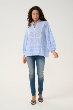 Culture CUjax Blouse - Blue Water Clothing